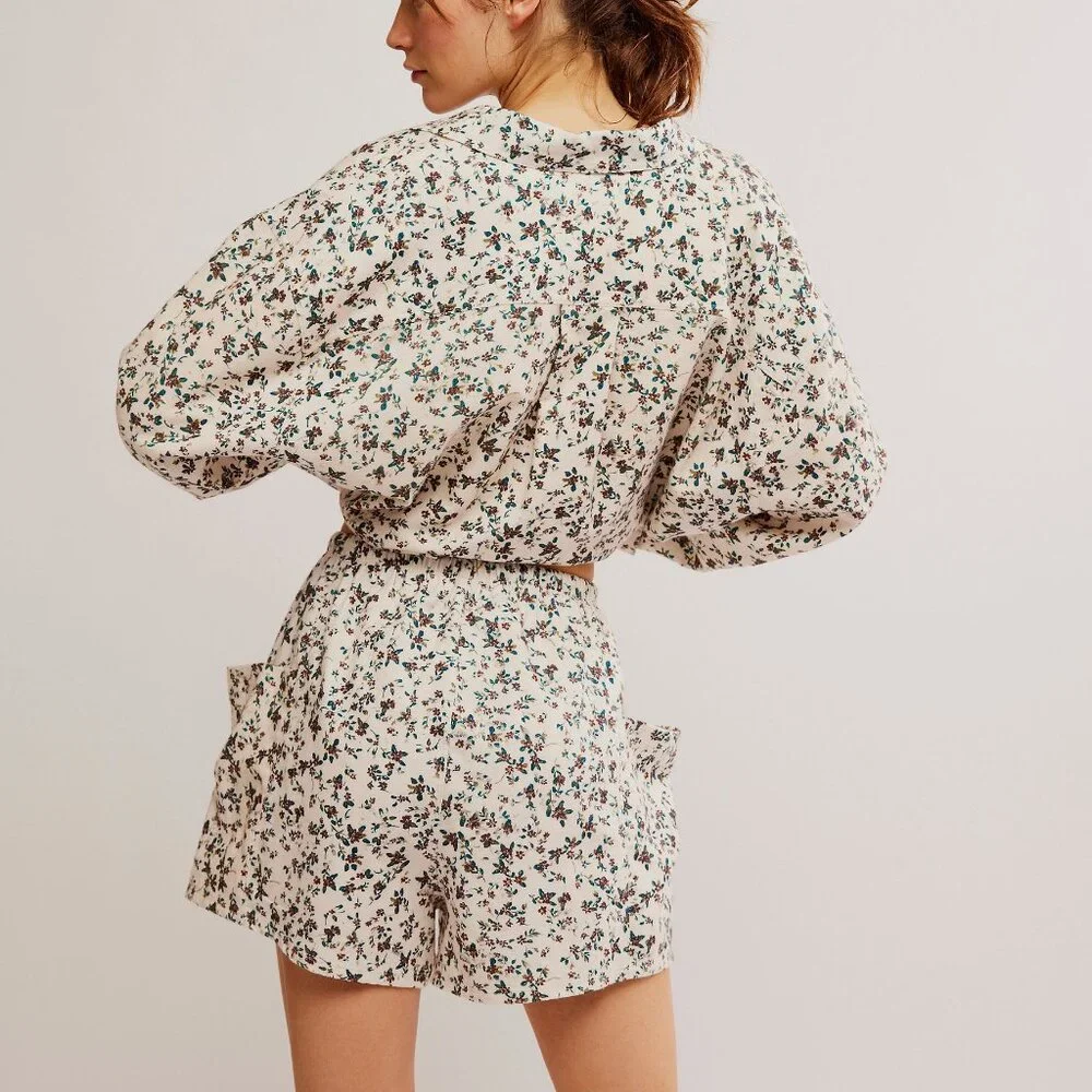 FREE PEOPLE Early Morning Sleep Set / Ivory Combo - Picture 3 of 11